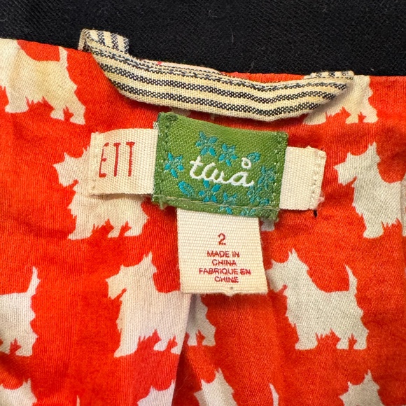 Ett Twa Anthropologie Navy Blazer – Size 2 - Picture 7 of 7